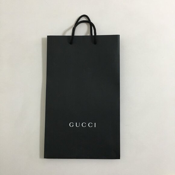 GUCCI Gift Bag w/ 2 Ribbons Size 15" x 9" x 5.5" Authentic - Picture 2 of 16